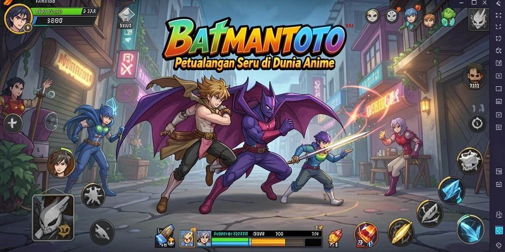 Tampilan gameplay seru dari game Anime BATMANTOTO.