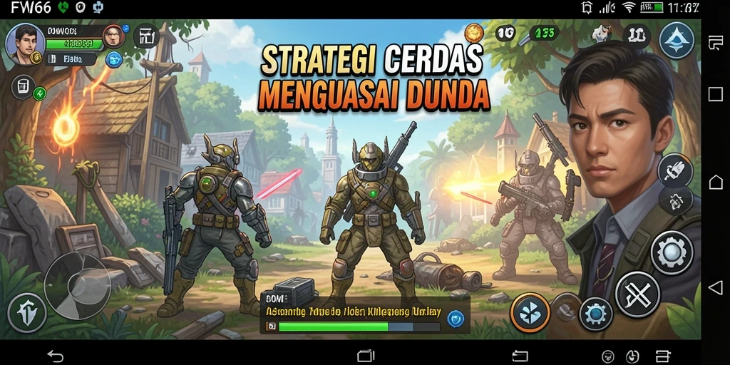 Tangkapan layar FW66 menampilkan aksi strategis yang mendebarkan dan grafis yang memukau.