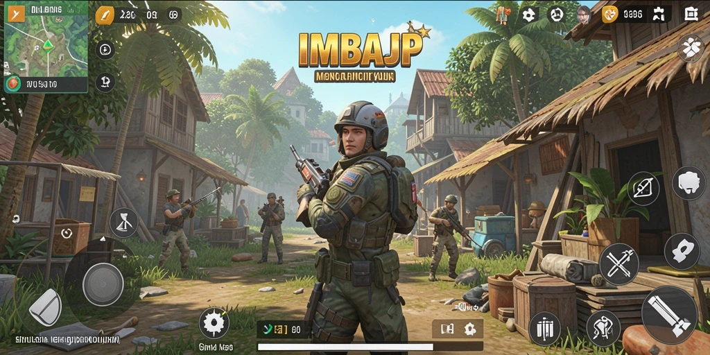 Tampilan gameplay IMBAJP yang mengasyikkan dan interaktif.