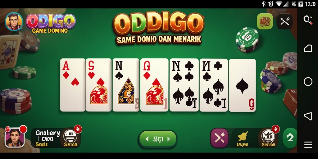 Tampilan permainan ODDIGO dengan desain yang menarik dan gameplay yang seru.