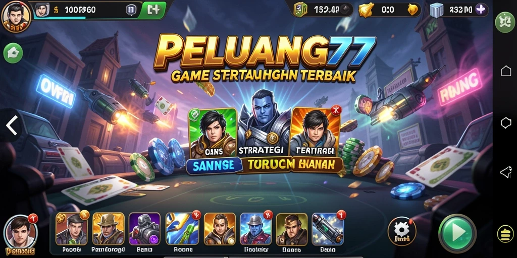 Tampilan gameplay PELUANG77 yang menarik dan menantang.