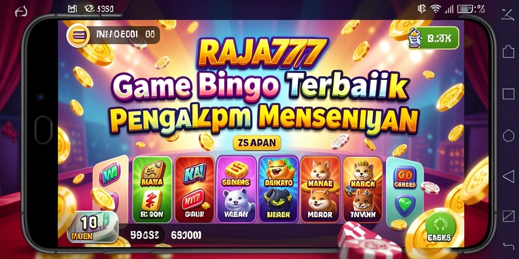 Tampilan gameplay Bingo yang seru dan menarik di RAJA777.