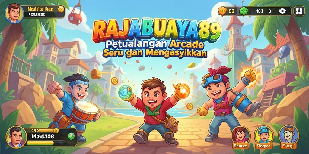 Tampilan dinamis dan seru dari gameplay RAJABUAYA89.