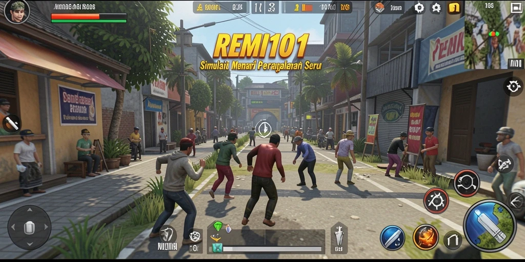 Tampilan gameplay REMI101 yang menarik dan interaktif.