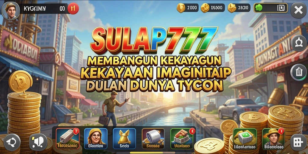 Screenshot SULAP777 menampilkan gameplay Tycoon yang menarik dan interaktif.
